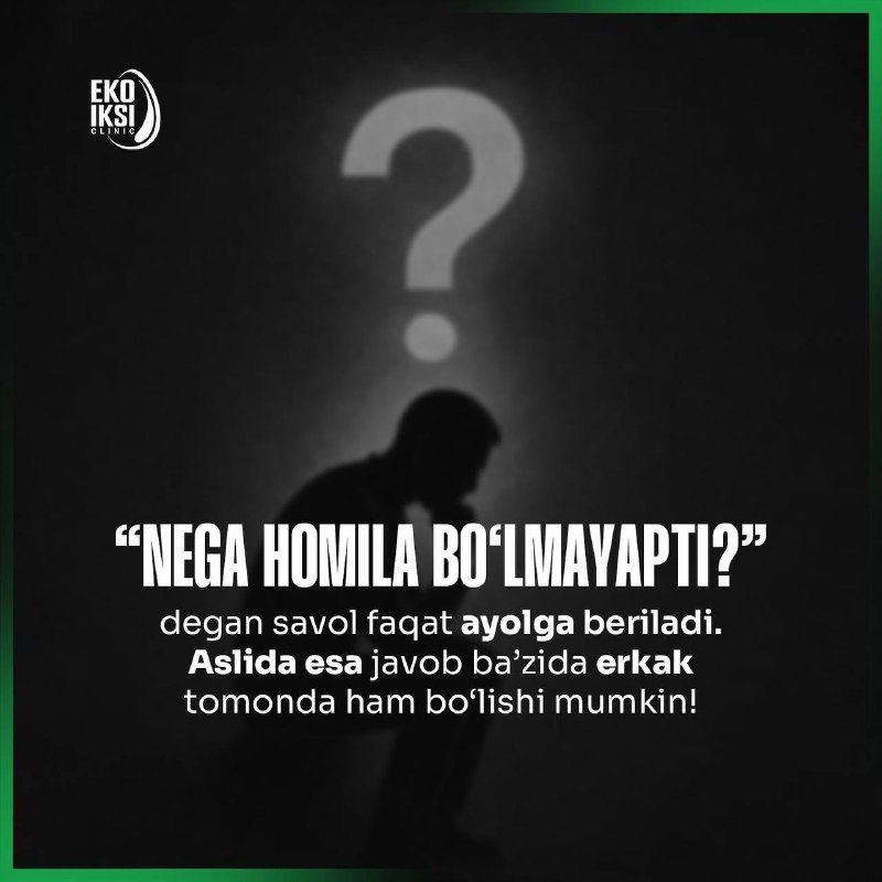 Ayol bepushtligi — farzand bo'lmasa kim aybdor?